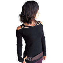 T-Shirts For Women Sexy Off Shoulder Strap Long Sleeve Casual Tee Shirt Tops femme camisetas y tops IMY66