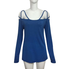 T-Shirts For Women Sexy Off Shoulder Strap Long Sleeve Casual Tee Shirt Tops femme camisetas y tops IMY66