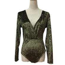 Women Bodysuits Velvet Sexy Club Perfect Bodies Long Sleeve Bodycon Sheath Bodysuit Solid Playsuits Tees IMY66