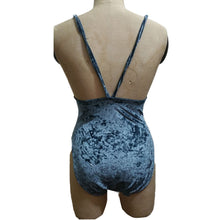 Sexy Deep V Neck Bodysuit Solid Women Plunge Velvet Camisole Ladies Halterneck Strappy Backless Leotard Bodysuit IMY66