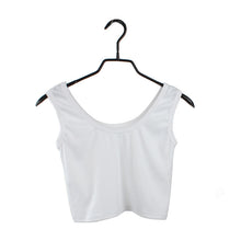 3 Colors Women Sexy Tight Crop Top Skinny O-Neck s Short Blouse Camisole Vest Bustier Tank Top IMY66