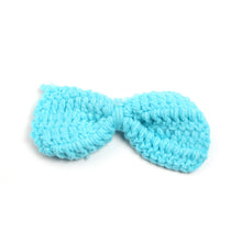 3 Pcs Handmade Crochet Knitted Beanie Hat&Tie Bow&Bib Pants Overall Costume Outfitborn Baby Photography Props IMY66