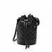 5 Colors Classic PU Leather Quilted Handbag Cross Body Drawstring Bucket Tote Satchel Shoulder Messenger Bag For Women IMY66