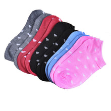 5 Pairs Womens s Casual Ankle Low Cut Cotton Socks Love Heart Ankle Crew s Socks For Women IMY66