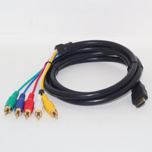 5ft Full HD 1080P HDMI Male to 5 RCA RGB Audio Video AV Component Cable IMY66