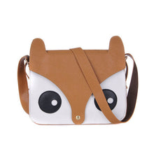 6 Colors Pu Leather Cartoon Fox Handbags Girl Women Shoulder Bag Tote Satchel Cross Body Bag IMY66