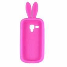 8 Colors Cute Silicon Rabbit Stand Holder Soft Case Cover Skin For Samsung Galaxy S3 Mini I8190 Phone Cases IMY66