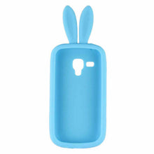 8 Colors Cute Silicon Rabbit Stand Holder Soft Case Cover Skin For Samsung Galaxy S3 Mini I8190 Phone Cases IMY66
