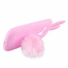 8 Colors Cute Silicon Rabbit Stand Holder Soft Case Cover Skin For Samsung Galaxy S3 Mini I8190 Phone Cases IMY66