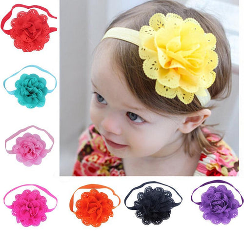 8Pcs fascinator bebe menina Baby Girlsborn toddler Flower Headbands Photography Props Headband Accessories 8 Colors IMY66