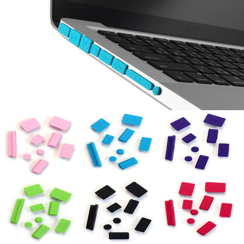 9pcs Silicone Anti Dust Plug Ports Cover Set For Macbook Pro 13 15 IMY66