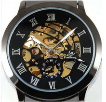 Automatic Classic Skeleton Men's Mechanical Stainless Steel Wrist Watch IMY66