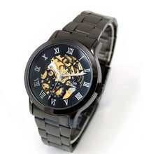 Automatic Classic Skeleton Men's Mechanical Stainless Steel Wrist Watch IMY66