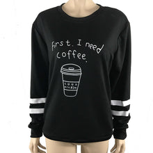 Casual T-Shirts For Women long Sleeve O Neck Letter Print Sweatshirt Pullovers camisetas y tops Tee Shirts femme IMY66