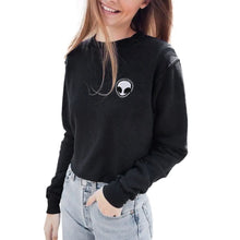 Casual blusas Women Tops Aliens Print Long Sleeve Loose Shirt Tops Blouse camisetas femme blusa feminina IMY66