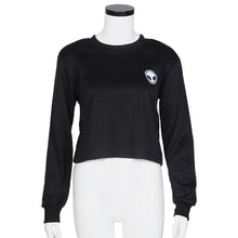 Casual blusas Women Tops Aliens Print Long Sleeve Loose Shirt Tops Blouse camisetas femme blusa feminina IMY66