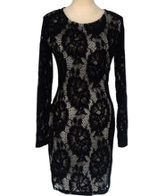 Dress Women Sexy Ladies Elegant Lace Hollow Long Sleeve Evening Party Short Bodycon Mini Dress vestidos femininos IMY66