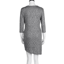 Dresses Women Sexy Half Sleeve Irregular Knitted Slim Sweater Party Bodycon Mini Dresses vestidos femininos IMY66