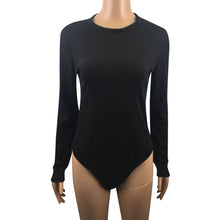 Elegant Sexy Women Knitted Playsuit Long Sleeve Pullover Romper Round Collar Bodysuit Jumpsuit Tops Blouse Shirt IMY66