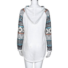 Knitwear T-Shirts For Womens Printing Splice Hoodie Long Sleeve Tee-Shirt Top femme camiseta mujer IMY66