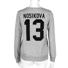 Couple Tops Women Men Long Sleeve T-Shirts NOSIKOV 13 Letter Print Tee Shirt Tops camisetas y tops IMY66