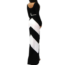 Long Dress For Women Casual O Neck Backless Long Sleeve High Waist Party Maxi Dress vestidos femininos IMY66