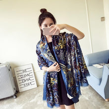 Scarves For Women Totem Triabl Painted Soft Long Wraps Shawl Scarf Luxury Scarves, Shawls, Stoles IMY66