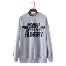 Women Ladies T-Shirts Casual Letter Print Long Sleeve Sweatshirt Loose Pullover Shirt camisetas y tops IMY66