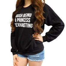 Women Ladies T-Shirts Casual Letter Print Long Sleeve Sweatshirt Loose Pullover Shirt camisetas y tops IMY66