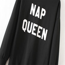 Women Ladies T-Shirts Casual Letter Print Long Sleeve Sweatshirt Loose Pullover Shirt camisetas y tops IMY66