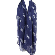 Lady Womens Silk Scarf Long Cute Owl Print Chiffon Scarf Wraps Shawl Soft Scarf Scarves Large Size IMY66