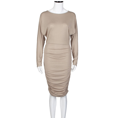 Long Sleeve Dress For Womens Sexy Bodycon Bandage Dresses Off One Shoulder Party Mini Dress Vestidos Femininos IMY66