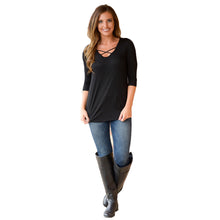 T-Shirts For Women Long Sleeve Bandage Shirt Casual Loose Cotton Top Tee Shirt femme camiseta mujer IMY66