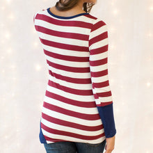 T-Shirts For Women Striped Stitching Long-sleeve Irregular Tops Sexy Tee Shirts femme camisetas y tops IMY66