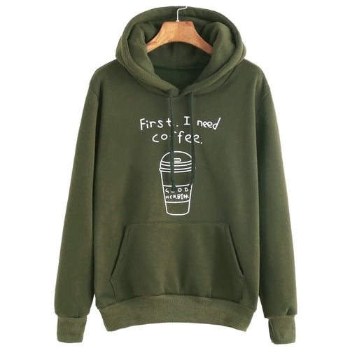 Winer Women Casual long Sleeve Letter Print Hooded Sweatshirt Hoodies Pullovers camisas feminina camisetas y tops IMY66
