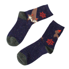 Harajuku Funny Socks For Womens Casual Thick Animal Fox Printed Socks Socks calcetines mujer IMY66