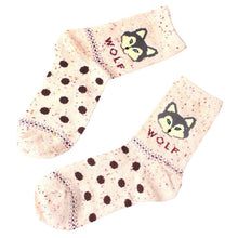 Harajuku Funny Socks For Womens Casual Thick Animal Fox Printed Socks Socks calcetines mujer IMY66