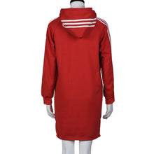 Hooded Dress Women Loose Pullover Long Sleeve Thicken Sweatershirt Dress Vestidos Femininos IMY66