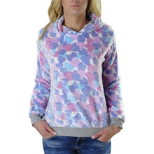 Women Casual Loose Sweatshirt Pullover T-Shirt Lovely Love Heart Long Sleeve Hoodie Top Camisetas Feminina IMY66