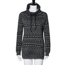 Women Casual T-Shirts Sweatershirts Long Sleeve Printed Turtleneck Tops Tee Shirt femme Camisetas Feminina IMY66