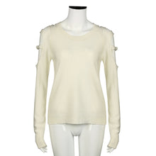 Women Clothing Sexy Off Shoulder Long Sleeve Knitted Sweater Jumper Knitwear Outwear Pullovers IMY66