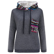 Women Hooded Sweatershirts Casual Long Sleeve Plus Velvet Thickened Pullovers Tee Shirts camisetas y tops IMY66