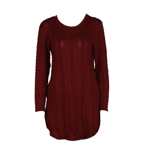 Women Knitted Sweater Dress Casual Long Sleeve Crewneck Jumper Slim Sweater Mini Dress vestidos de festa IMY66