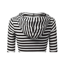 Women Casual Dress Long Sleeve Striped Hoodie Hooded Jumper Pockets Sweatershirt Tops Dress Vestidos IMY66