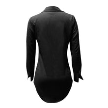 Women Casual Shirts Dress Sexy Loose Long Sleeve Chiffon Loose Tops Shirt Blouse Dress vestidos feminino IMY66