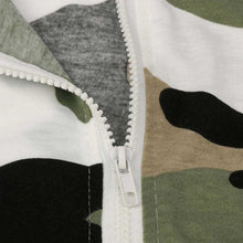 Women Casual T-Shirts Camouflage Round Neck Long Sleeve Back Zipper Tops Tee Shirt femme camisetas mujer IMY66