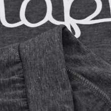 Women Casual T-Shirts Happy Letter Printed Loose Long Sleeve Round Neck Pullover Tee Shirt femme camisetas y tops IMY66