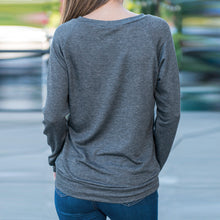 Women Casual T-Shirts Happy Letter Printed Loose Long Sleeve Round Neck Pullover Tee Shirt femme camisetas y tops IMY66