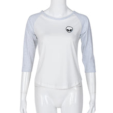 Women Clothing T-Shirts Casual Half Sleeve 3d Print Aliens Crop Tops Tee Shirt Tops camisetas y tops IMY66