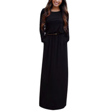 Women Dresses Sexy Boho Maxi Dress Casual Long Sleeve Evening Party Beach Long Dress vestidos femininos IMY66